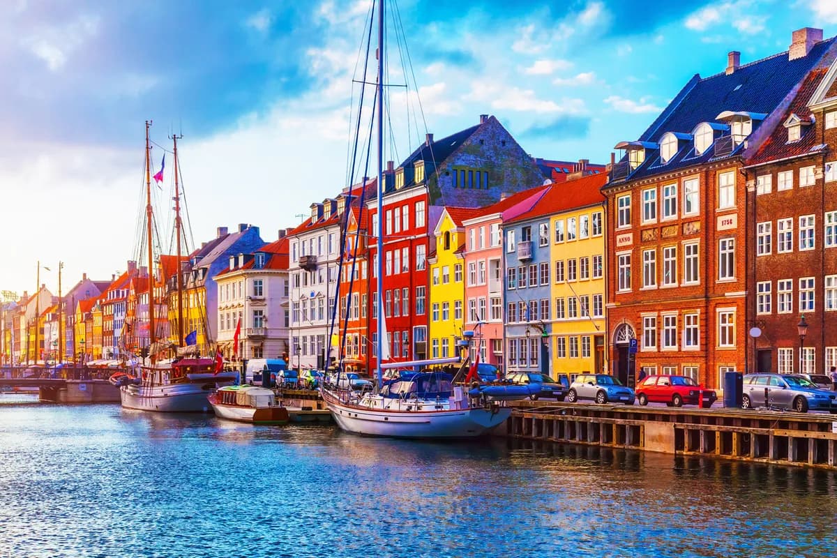 Nyhavn harbour in Copenhagen
